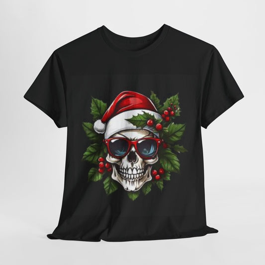 Cool Skull Christmas Tee - Add Festive Cheer with a Bold, Edgy Twist! 💀🎄 #HolidayStyle #UniqueChristmas