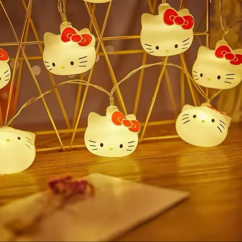 Adorable Hello Kitty String Lights: Perfect for a Kawaii Glow!