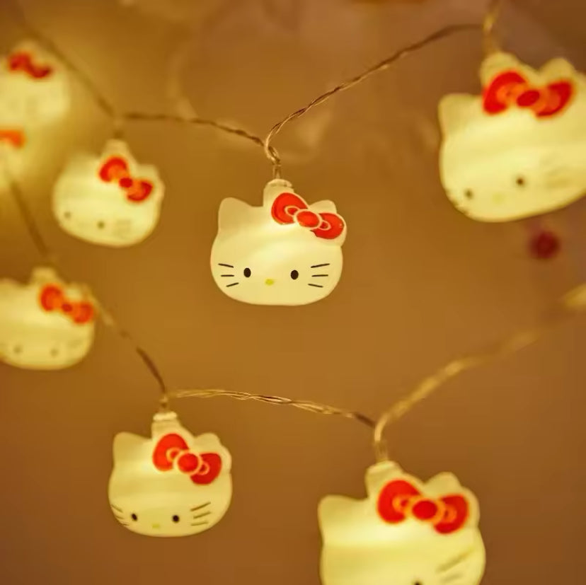 Adorable Hello Kitty String Lights: Perfect for a Kawaii Glow!