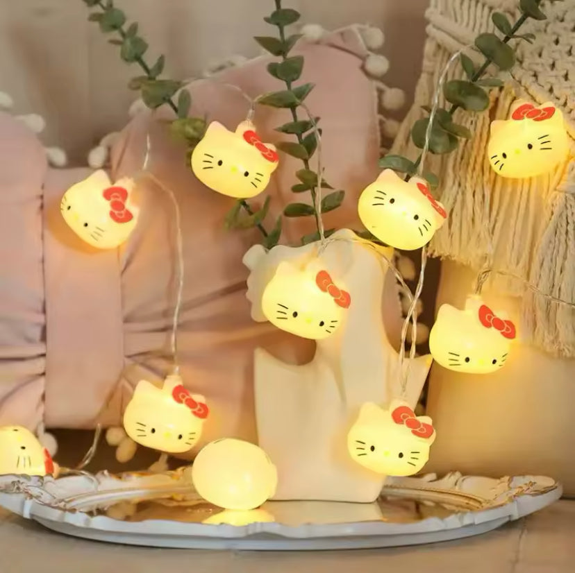 Adorable Hello Kitty String Lights: Perfect for a Kawaii Glow!