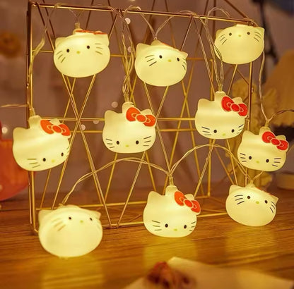 Adorable Hello Kitty String Lights: Perfect for a Kawaii Glow!